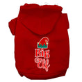 Load image into Gallery viewer, Christmas Pet Hoodie Screen Printed, "Big Elf"