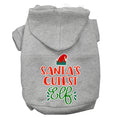 Load image into Gallery viewer, Christmas Pet Hoodie Screen Printed, "Santa's Cutest Elf"