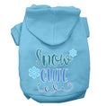 Load image into Gallery viewer, Christmas Pet Hoodie Screen Printed, "Snow Cute"