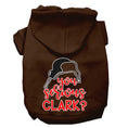 Load image into Gallery viewer, Christmas Pet Hoodie Screen Printed, "You Serious Clark?"