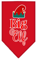 Load image into Gallery viewer, Christmas Pet and Dog Bandana Screen Printed, "Big Elf"