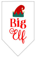 Load image into Gallery viewer, Christmas Pet and Dog Bandana Screen Printed, "Big Elf"