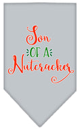 Load image into Gallery viewer, Christmas Pet and Dog Bandana Screen Printed, "Son Of A Nutcracker"