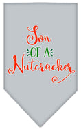 Load image into Gallery viewer, Christmas Pet and Dog Bandana Screen Printed, "Son Of A Nutcracker"