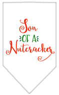 Load image into Gallery viewer, Christmas Pet and Dog Bandana Screen Printed, "Son Of A Nutcracker"