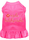 Load image into Gallery viewer, Christmas Pet Dress Screen Printed, "Mele Kalikimaka"