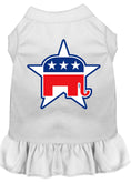 Load image into Gallery viewer, Pet Dress Screen Printed, "Republican"
