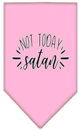 Load image into Gallery viewer, Pet and Dog Bandana Screen Printed, "Not Today Satan"
