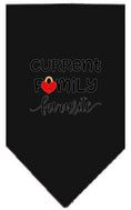 Load image into Gallery viewer, Pet and Dog Bandana Screen Printed, "Family Favorite"