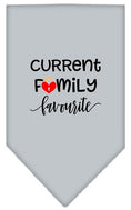 Load image into Gallery viewer, Pet and Dog Bandana Screen Printed, "Family Favorite"