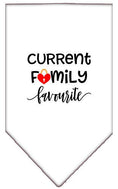 Load image into Gallery viewer, Pet and Dog Bandana Screen Printed, "Family Favorite"