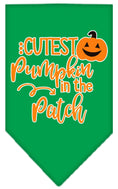Load image into Gallery viewer, Halloween Pet and Dog Bandana Screen Printed, "Cutest Pumpkin In The Patch"