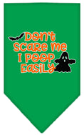 Load image into Gallery viewer, Halloween Pet and Dog Bandana, "Don't Scare Me, I Poop Easily"