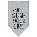Load image into Gallery viewer, Pet and Dog Bandana Screen Printed, "Mr. Steal Your Girl"