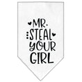 Load image into Gallery viewer, Pet and Dog Bandana Screen Printed, "Mr. Steal Your Girl"