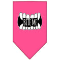 Load image into Gallery viewer, Pet and Dog Bandana Screen Printed, "Bite Me"