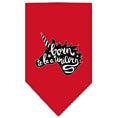 Load image into Gallery viewer, Pet and Dog Bandana Screen Printed, "Born To Be A Unicorn"