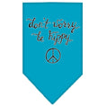 Load image into Gallery viewer, Pet and Dog Bandana Screen Printed, "Don't Worry, Be Hippy"