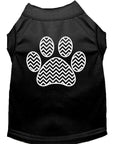 Load image into Gallery viewer, Pet Dog & Cat Shirt Screen Printed, "Chevron Paw"