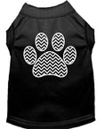 Load image into Gallery viewer, Pet Dog & Cat Shirt Screen Printed, "Chevron Paw"