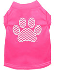 Load image into Gallery viewer, Pet Dog & Cat Shirt Screen Printed, "Chevron Paw"
