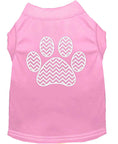 Load image into Gallery viewer, Pet Dog & Cat Shirt Screen Printed, "Chevron Paw"
