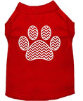 Load image into Gallery viewer, Pet Dog & Cat Shirt Screen Printed, "Chevron Paw"