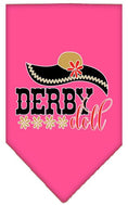 Load image into Gallery viewer, Pet and Dog Bandana Screen Printed, "Derby Doll"