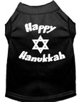 Load image into Gallery viewer, Hanukkah Pet Dog & Cat Shirt Screen Printed, "Happy Hanukkah"
