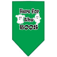 Load image into Gallery viewer, Halloween Pet and Dog Bandana Screen Printed, "Here For The Boos"