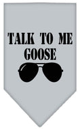 Load image into Gallery viewer, Pet and Dog Bandana Screen Printed, "Talk To Me Goose"