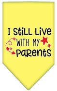 Load image into Gallery viewer, Pet and Dog Bandana Screen Printed, "I Still Live With My Parents"