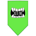 Load image into Gallery viewer, Pet and Dog Bandana Screen Printed, "Bite Me"