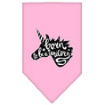 Load image into Gallery viewer, Pet and Dog Bandana Screen Printed, "Born To Be A Unicorn"