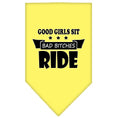 Load image into Gallery viewer, Pet and Dog Bandana Screen Printed, "Bitches Ride"