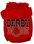 Load image into Gallery viewer, Pet, Dog & Cat Hoodie Screen Printed, "Derby Dude"