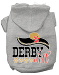 Load image into Gallery viewer, Pet, Dog & Cat Hoodie Screen Printed, "Derby Doll"