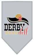 Load image into Gallery viewer, Pet and Dog Bandana Screen Printed, "Derby Doll"