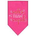 Load image into Gallery viewer, Pet and Dog Bandana Screen Printed, "Cuter Than Cupid"