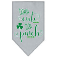Load image into Gallery viewer, Pet and Dog Bandana Screen Printed, "Too Cute To Pinch"