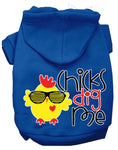Load image into Gallery viewer, Pet, Dog & Cat Hoodie Screen Printed, "Chicks Dig Me"