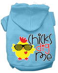 Load image into Gallery viewer, Pet, Dog & Cat Hoodie Screen Printed, "Chicks Dig Me"