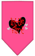 Load image into Gallery viewer, Pet and Dog Bandana Screen Printed, "Little Flirt"