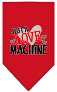 Load image into Gallery viewer, Pet and Dog Bandana Screen Printed, "Love Machine"