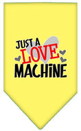 Load image into Gallery viewer, Pet and Dog Bandana Screen Printed, "Love Machine"