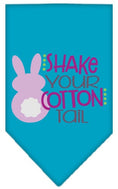 Load image into Gallery viewer, Pet and Dog Bandana Screen Printed, "Shake Your Cotton Tail"