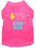 Load image into Gallery viewer, Pet Dog & Cat Shirt Screen Printed, "Chicks Rule, Bunnies Drool"