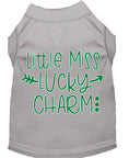 Load image into Gallery viewer, Pet Shirt "Little Miss Lucky Charm"