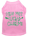 Load image into Gallery viewer, Pet Shirt "Little Miss Lucky Charm"