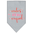 Load image into Gallery viewer, Pet and Dog Bandana Screen Printed, "Cuter Than Cupid"